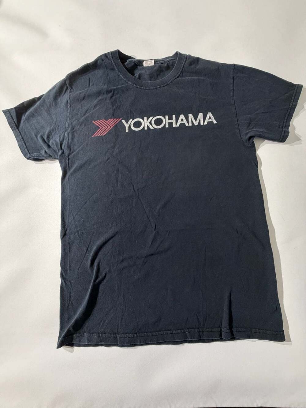 Yokohama Tires Graphic Black Cotton T-Shirt Racing Automotive Mens